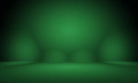 Abstract blur empty Green gradient Studio well use as background,website Stock Illustration