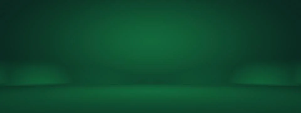 Abstract blur empty Green gradient Studio well use as background,website Stock Illustration