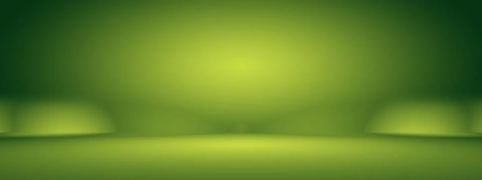 Abstract blur empty Green gradient Studio well use as background,website Stock Illustration