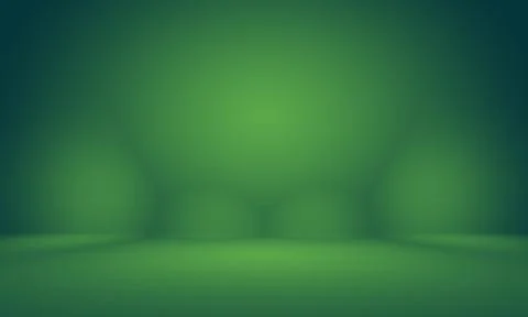 Abstract blur empty Green gradient Studio well use as background,website Stockillustratie