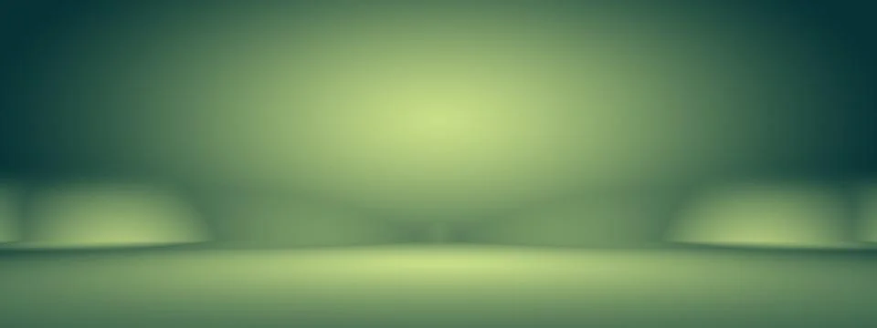 Abstract blur empty Green gradient Studio well use as background,website Stock Illustration