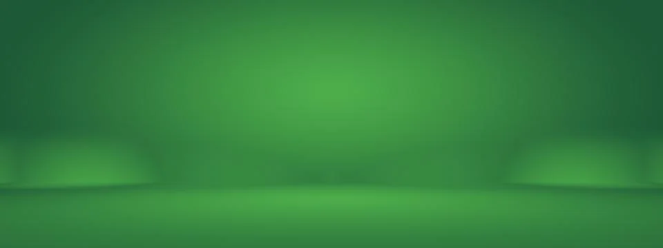 Abstract blur empty Green gradient Studio well use as background,website Stock Illustration