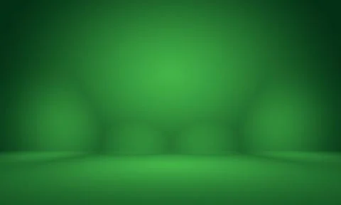 Abstract blur empty Green gradient Studio well use as background,website Stockillustratie