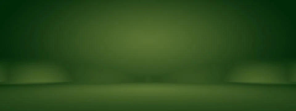 Abstract blur empty Green gradient Studio well use as background,website Stockillustratie