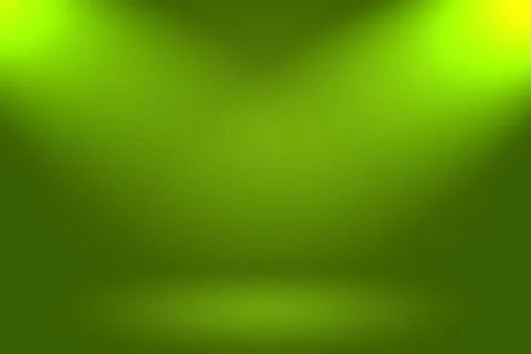 Abstract blur empty Green gradient Studio well use as background,website t... Stock Photos