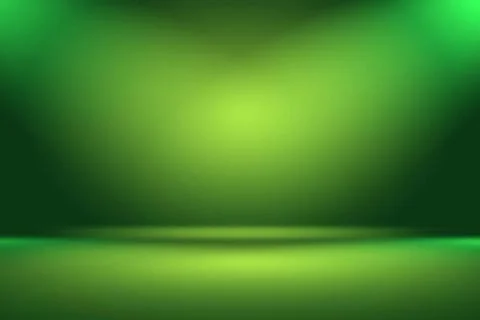 Abstract blur empty Green gradient Studio well use as background,website t... Stock Photos