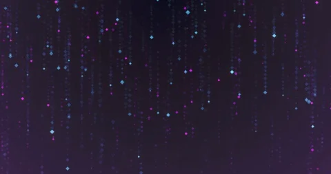 Abstract blur falling particles background. Bokeh elements. 4K resolution. Stock Footage 129847969