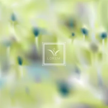 Abstract blur floral concept background. vector illustration Stock Illustration