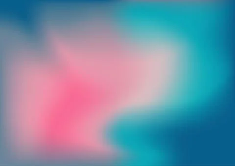 Abstract blur fluid shapes wave pattern, blurry wavy trendy background. Retro Illustrazione stock