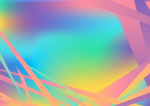 Abstract blur fluid shapes wave pattern, blurry lines trendy background. Retr Stock Illustration