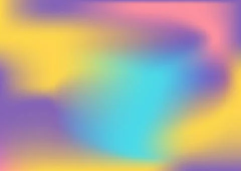 Abstract blur fluid shapes wave pattern, blurry wavy trendy background. Retro 스톡 일러스트