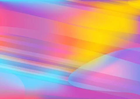 Abstract blur fluid shapes wave pattern, blurry wavy trendy background. Retro 스톡 일러스트
