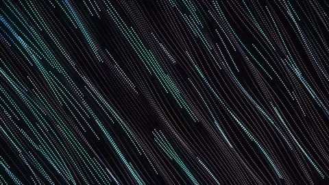 Abstract blur of light trails star orbit on sky. Star trails and falling Pe.. Video stock 290073107