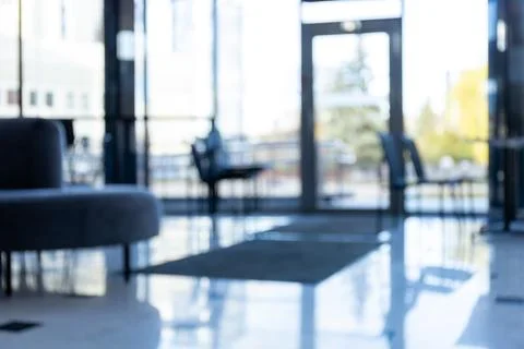 Abstract blur office interior for background Stock Photos
