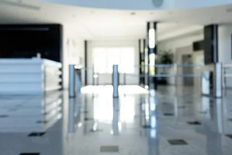 Abstract blur office interior for background Foto stock