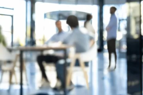 Abstract blur office interior for background Stock Photos