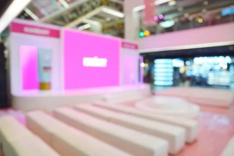 Abstract blur or defocus Background of Meeting or Event preparation. Stock Photos