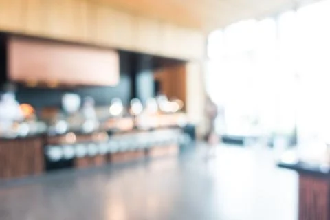 Abstract blur restaurant Stock Photos