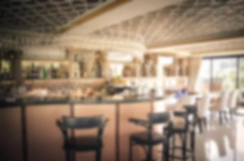 Abstract blur restaurant Foto stock