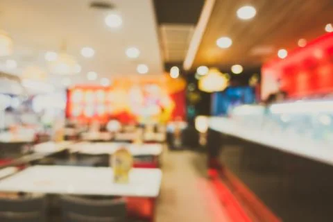 Abstract blur restaurant Stock Photos