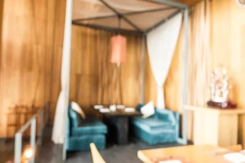 Abstract blur restaurant Stock Photos