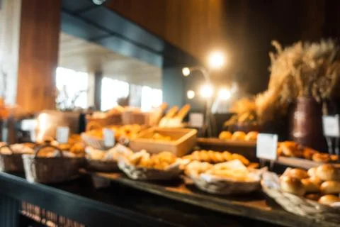 Abstract blur restaurant Stock Photos