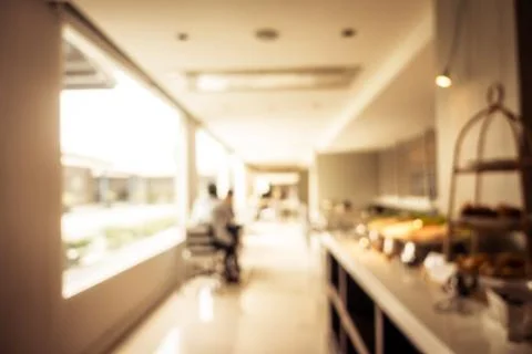 Abstract blur restaurant Stock Photos