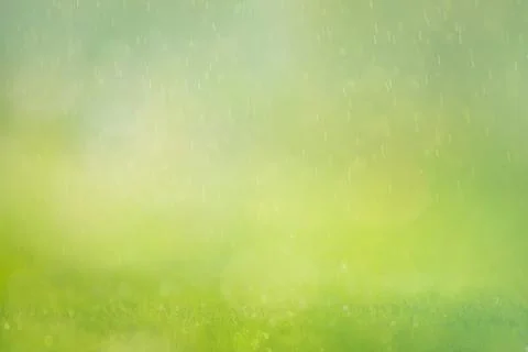 Abstract blur spring background. Green and blue bokeh Stock Photos
