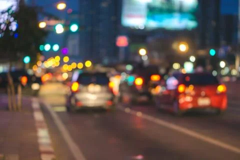 Abstract blur traffic background Stock Photos