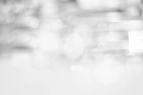 Abstract blur white background for backdrop design, bokeh composition for Stock Photos