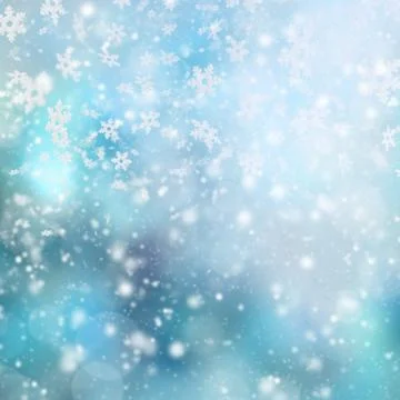 Abstract blur winter background Stock Illustration
