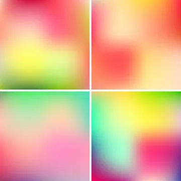 Abstract Blured Color Backgrounds Stock Illustration