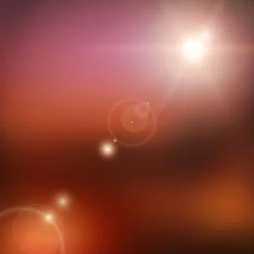 Abstract blured sunset vector background width lights. layrered. Ilustración de archivo