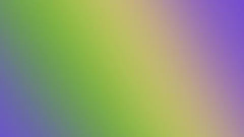 Abstract blurred background blends green yellow purple and blue hues through Stock Illustration