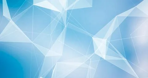 Abstract blurred background blue sky with white clouds in sunlight and geomet Stock-Illustration