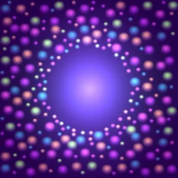 Abstract blurred background. Bokeh. Stock Illustration