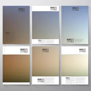 Abstract blurred background. Brochure, flyer or report for business, templates Stock Illustration