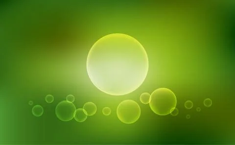 Abstract blurred background with bubbles Stock Illustration