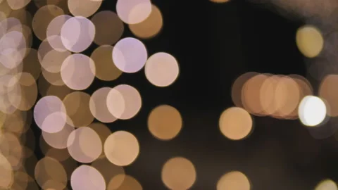 Abstract blurred background Christmas bokeh lights. Stock Footage 135565359