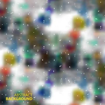 Abstract blurred background of colored dirty spots Illustrazione stock