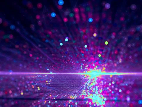 Abstract  blurred background with copy space - digitally generat Stock Illustration