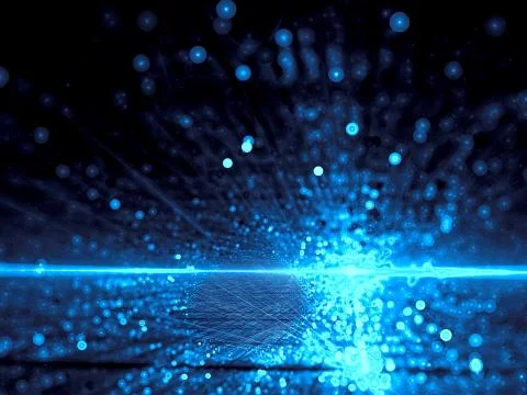 Abstract  blurred background with copy space - digitally generat Stock Illustration