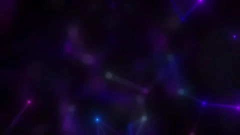 Abstract blurred background of flying intersecting neon lines. Seamless loop. Stock Footage 161689586