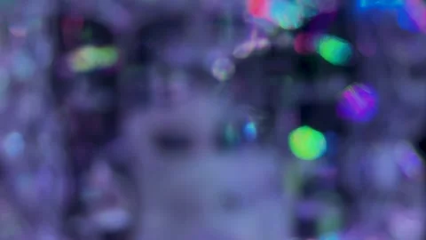 Abstract blurred background with iridescent light bokeh Stock-Footage 344985401
