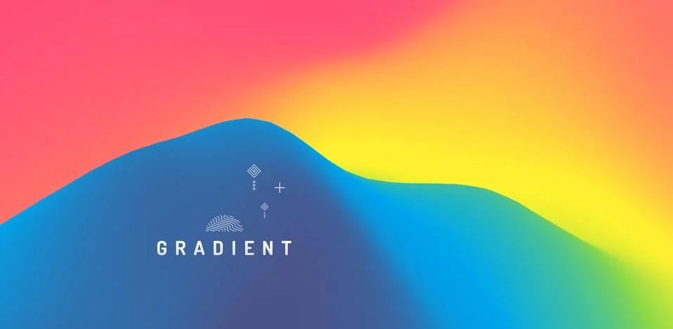 Abstract blurred background. Modern screen vector design for mobile app. Stock Illustration