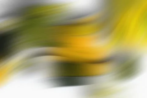 Abstract Blurred Background with Motion Effect in Yellow and Green Hues Stock Illustration