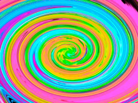 Abstract blurred background. multicolor geometric texture.spiral illustration Stock Illustration