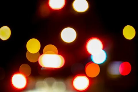 Abstract blurred background, patches of light. Stock Photos