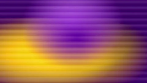 Abstract blurred background of purple and yellow, horizontal striped pattern Video stock 329612943