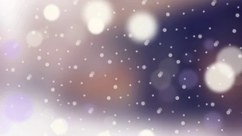 Abstract Blurred Background Seamless Loop with White Snowfall. Stock Footage 93080338